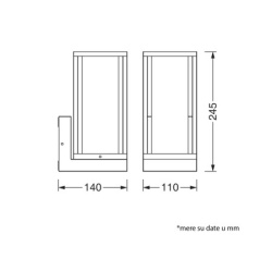 Ledvance  zidna lampa 1xE27   ( 4058075554399E )-2