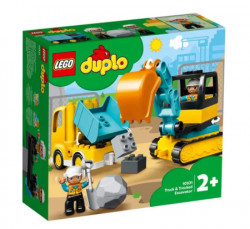Lego duplo truck tracked excavator ( LE10931 )