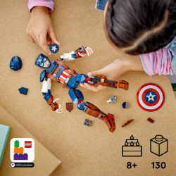 Lego Kapetan Amerika – figura za gradnju ( 76258 ) - Img 3