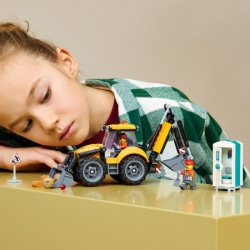 Lego Žuti bager-utovarivač ( 60480 )-2