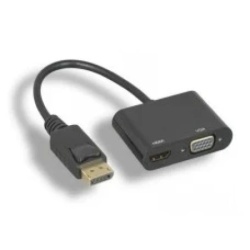 Linkom Adapter- Konverter Displayport(M) - HDMI 4K+VGA(F)