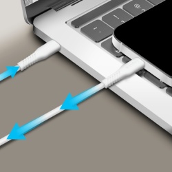 Logilink USB 2.0 Type C - C, M/M, 60 W, bela, 1.0m ( 6582 )-4