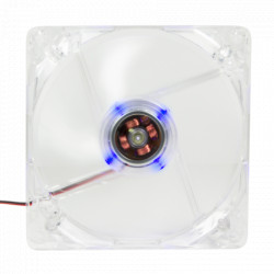 LogiLink ventilator 80x80x25 mm, 4x LED, plava ( 2745 ) - Img 1