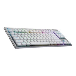 Logitech g915 x lightspeed tkl wireless gaming keyboard - white - us int'l - 2.4ghz/bt  - emea28i-935 - tactile ( 920-012737 ) -3