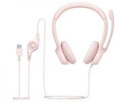 Logitech H390 stereo headset slušalice sa mikrofonom roze - Img 2