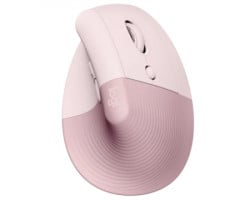 Logitech lift vertical ergonomic wireless rose/dark rose miš - Img 1