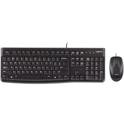 Logitech MK120 Corded Combo - BLACK - USB - US INTL ( 920-002562 ) -4