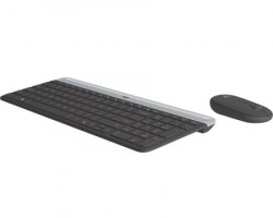Logitech MK470 wireless desktop US graphite tastatura + miš - Img 4