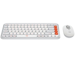 Logitech POP Icon Combo US tastatura bela -3