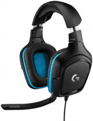 Logitech slusalice sa mikrofonom G432 black blue 981-000770 - Img 1