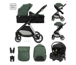 Lorelli kolica za bebe 3u1 aspen sa trans.sedistem+adapteri - green ( 10022022512 ) -1