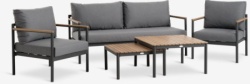 Lounge garnitura za 4,5 osobe siva