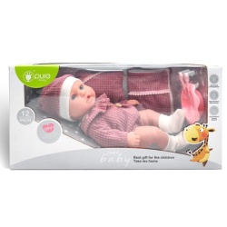 Lutka beba 30 cm sa posudom za hranu ( 1042301 )