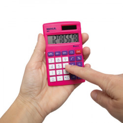 Maul džepni kalkulator M 8, 8 cifara roze ( 05DGM1008I ) - Img 3