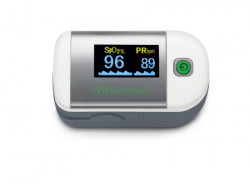 Medisana pulsni oksimetar PM100 meri saturaciju kiseonika u krvi i puls, prikaz rezultana na OLED displeju ( PM100 ) - Img 1