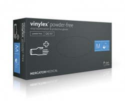 Mercator medical examination gloves vinyl vinylex powder free veličina xl ( rd200180xl )