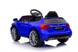 Mercedes GLA 45 AMG Licencirani auto za decu na akumulator sa kožnim sedištem i mekim gumama - Plavi - Img 3