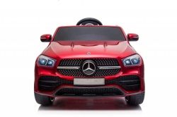 Mercedes GLE 450 AMG - Crveni Licencirani Auto na akumulator sa kožnim sedištem i mekim gumama - Img 7
