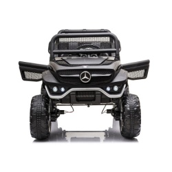 Mercedes unimog mini 4x4 licencirani auto na akumulator Crni-2