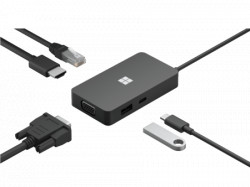 Microsoft adapter USB-C travel HUB USB-C3.2/USB-A/Eth/HDMI/VGA ( 1E4-00003 ) - Img 2