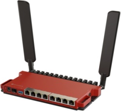 MikroTik L009UiGS-2HaxD-IN in desktop case with routerOS L5 MT161-4