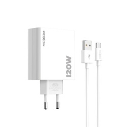 Moxom mx-hc246 120w 6a type c beli kucni punjac ( p1294 )