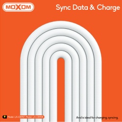 Moxom Usb data kabal lx-cb907 type-c na type-c beli ( U2114 )-4