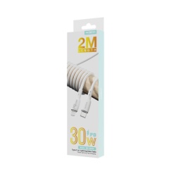 Moxom Usb data kabal mx-cb133 pd 30w type-c na lightning 2m beli ( U2026 )-3