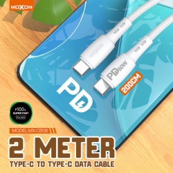 Moxom Usb data kabal mx-cb135 pd 60w type-c na type-c 2m beli ( U2028 )-2