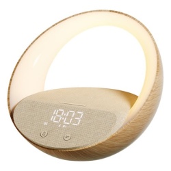 Moye Aurora Glow Lamp with Clock, Wireless speaker and Wi-Fi charger ( 066242 )