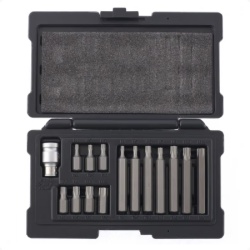 MTX 113159 Set bitova Torx , 10mm , CrV čelik, 15 delova i plastičnoj kutiji ( MTX 113159 )