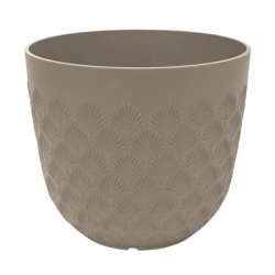 Multy Home EU5100650 saksija Melody Scallop 36 cm (tamno krem) ( EU5100650 )