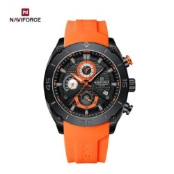 Naviforce nf8038 muški ručni sat kvarcni mehanizam narandžasti ( NF8038 narandžasti )