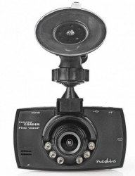Nedis DCAM10BK dash cam, 1080p@30fps, 12.0 MPikel, 2,7" LCD, parking senzor, detekcija pokreta, crna