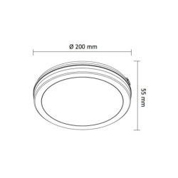 Ningbo LED plafonjera 15W, promenljiva boja svetla   ( E201822 )-2