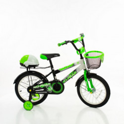 No Fear Bicikl 16" za decu model 721-16 sa pomoćnim točkovima zeleni