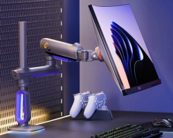 North bayou G80 Gaming stoni nosač za monitor mat crni