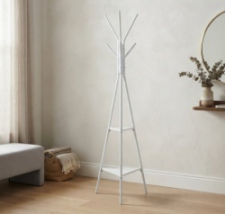 Norvel Glacier Čiviluk sa MDF Panelom i Metalnom Konstrukcijom 180 cm ( NOR-1022 )