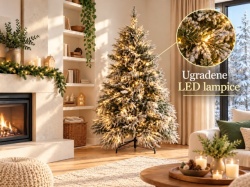 Novogodišnja jelka sa ugrađenim LED lampicama Crystal Sylph 210 cm ( LOW-CSY-210 )