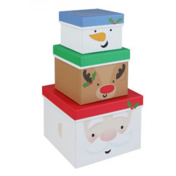Novogodišnja kutija santa & snow set 1/3 ( X31112BX_1 )