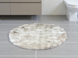 Okrugla Prostirka za kupatilo fi 100cm Bež boja ( VLK000198-bezboja )