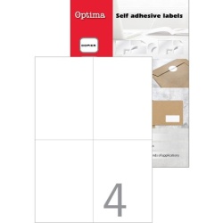 Optima etikete a4 105x148 / 4kom ( 32106 )
