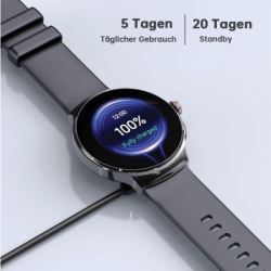 Oukitel V5 Smart Watch 300mAh/BT Calls/Heart rate/SpO2/Crni 296445-3