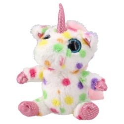 Ozzo plush dotty plišana igračka jednorog bela 15cm ( 879147 )