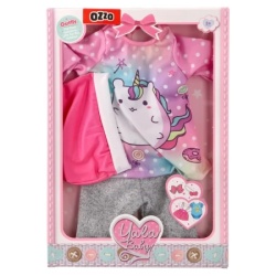 Ozzo yala baby odeća za lutku jednorog 40cm ( 858324 )
