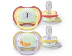 Philips Avent varalica sthr ultra air nocna 0-6m ( 2kom) 2109 butterfly/caterpillar ( SCF376/25 )