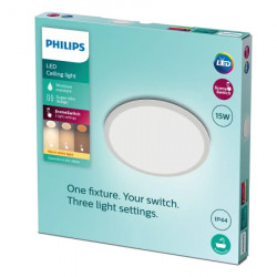 Philips superslim cl550 bela plafonska svetiljka 15w 2700lm ip44 929002667401, ( 18821 ) - Img 3