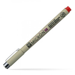 Pigma micron 08, liner, red, 19, 0.5mm ( 672039 )