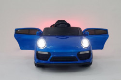 Porsche WMT-911 Dečiji Auto na akumulator sa kožnim sedištem i mekim gumama - Plavi - Img 7