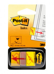 Post-it index "sign here", 50 listića, 25,4x43,2mm 680-031 3M ( 06PMP21 ) - Img 3